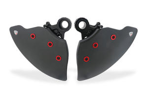 GP DUCTS EVO - Sistema Raffreddamento Impianto Frenante - Carbonio Lucido <p>Rosso</p>