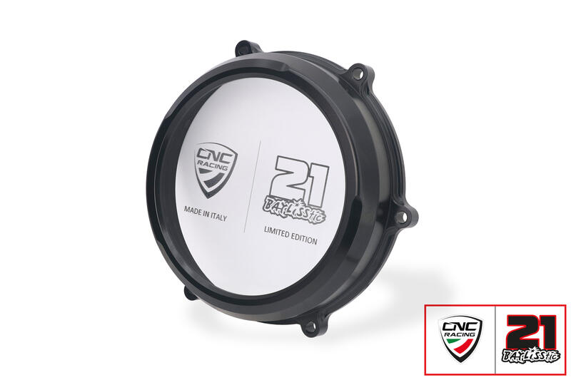 Carter trasparente per frizioni ad olio Ducati Panigale V4 - Troy Bayliss Limited Edition Nero