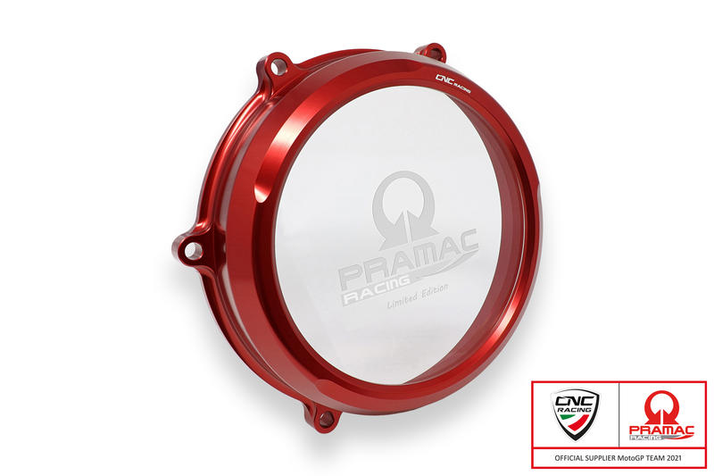 Carter trasparente per frizioni ad olio Ducati Panigale V4 - Pramac Racing Limited Edition Rosso
