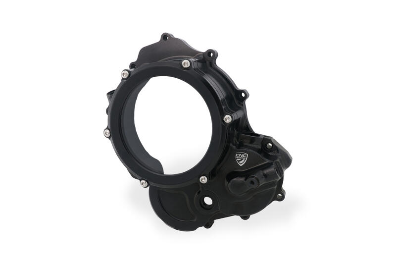 Clear cover oil bath clutch Ducati Nero
