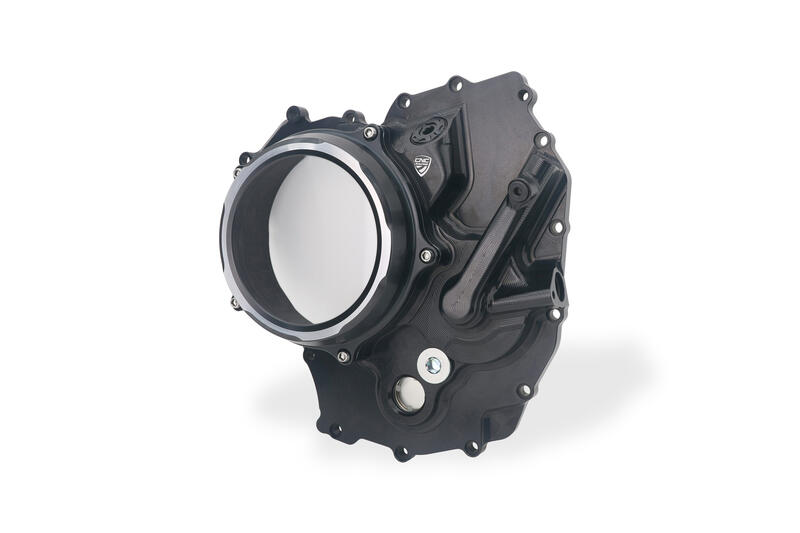 Carter trasparente per frizioni a olio per Ducati Multistrada V2 - Panigale V2 - Streetfighter V2  MY2025 Nero/Nero