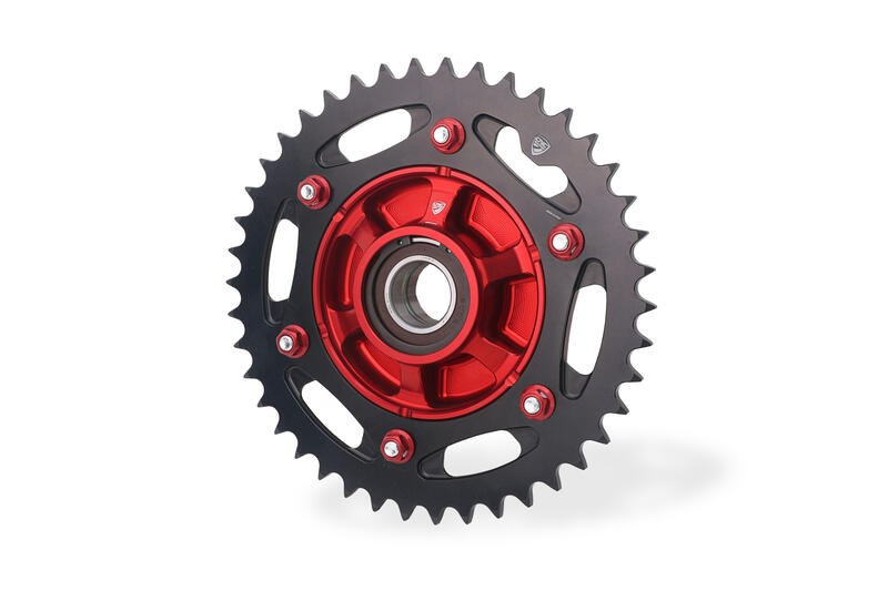 Flangia Portacorona per Ducati Panigale V2 MY2025 e Streetfighter V2 MY2025 Rosso