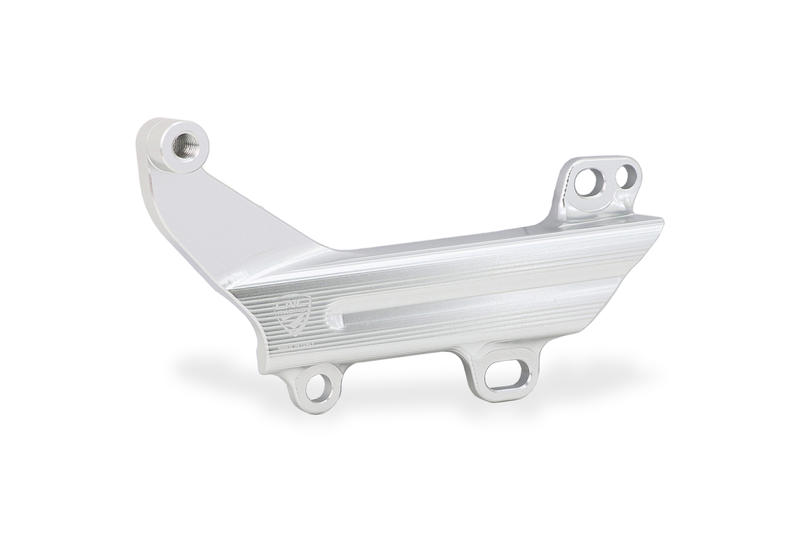 Cover tubazioni con supporto serbatoio freno posteriore Ducati Argento