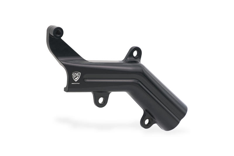 Cover tubazioni con supporto serbatoio freno posteriore Ducati Nero