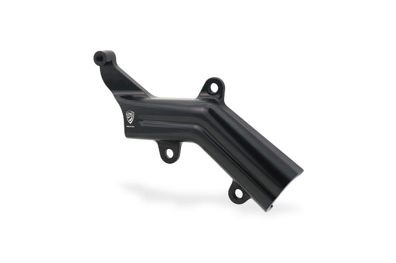 Cover tubazioni con supporto serbatoio freno posteriore Ducati Nero