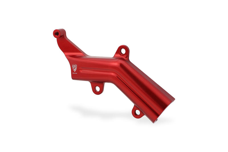 Cover tubazioni con supporto serbatoio freno posteriore Ducati Rosso