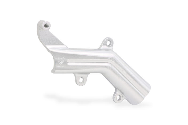 Cover tubazioni con supporto serbatoio freno posteriore Ducati Argento