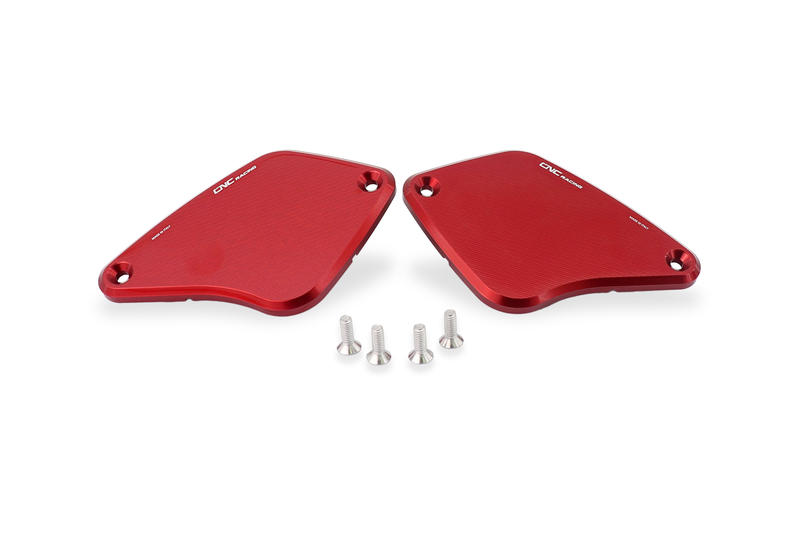 Tappi serbatoi fluido freno e frizione Ducati - Streaks Rosso