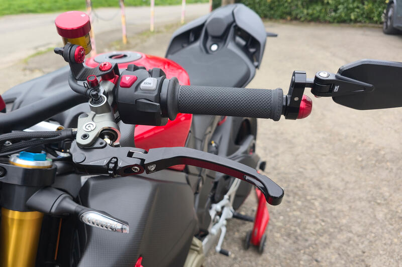 Leva frizione RACE EVO Pieghevole Per Pompe Frizione Brembo Semi-Radiali Black/Black