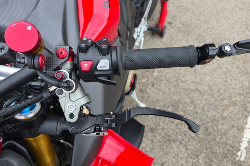 Leva frizione RACE EVO Pieghevole Per Pompe Frizione Brembo Semi-Radiali Black/Black
