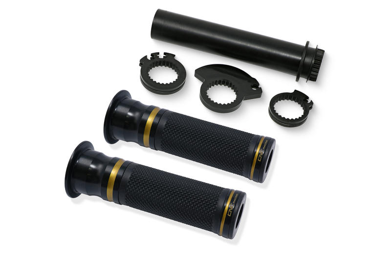 Manopole EVO - Bicolor Nero/Oro