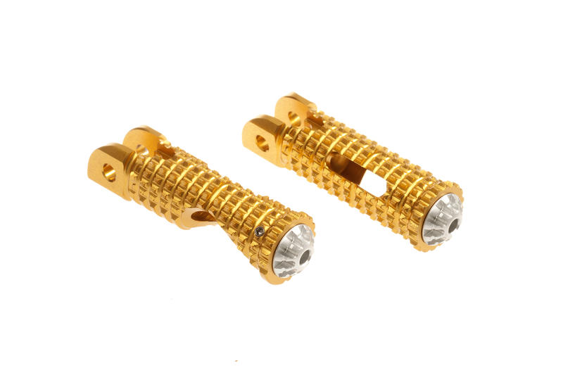 Poggiapiedi pilota per pedane originali Ducati Oro