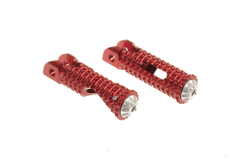 Poggiapiedi pilota per pedane originali Ducati Rosso