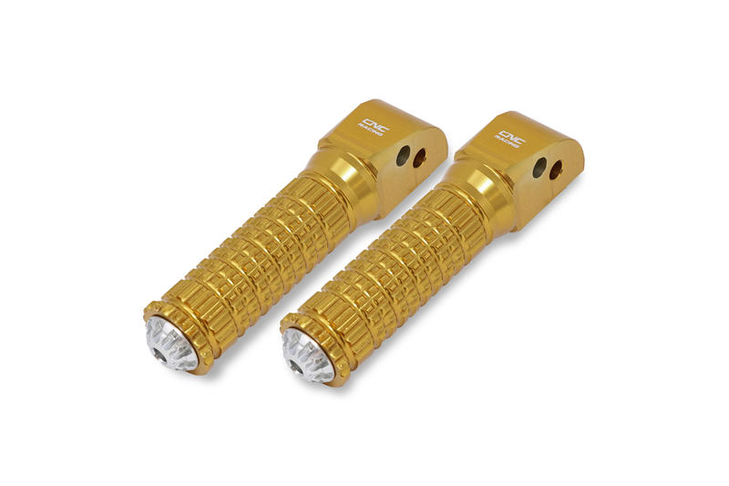 Poggiapiedi passeggero per pedane originali Ducati Oro