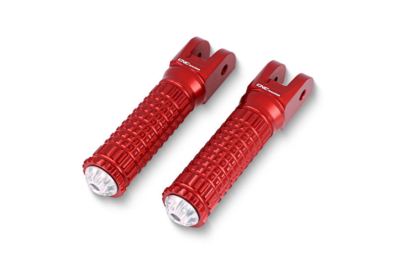 Poggiapiedi passeggero pedane originali Ducati Rosso