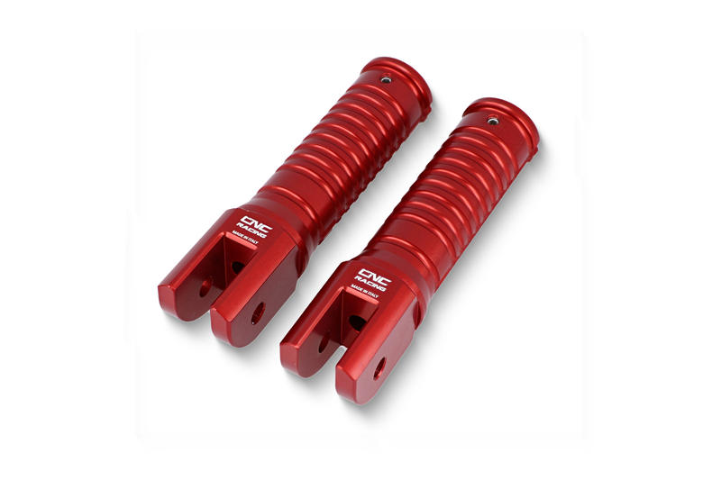 Poggiapiedi pilota per pedane originali Ducati Rosso