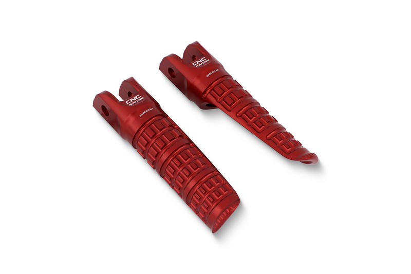 Poggiapiedi per pedane originali Ducati LIGHT - passeggero Rosso