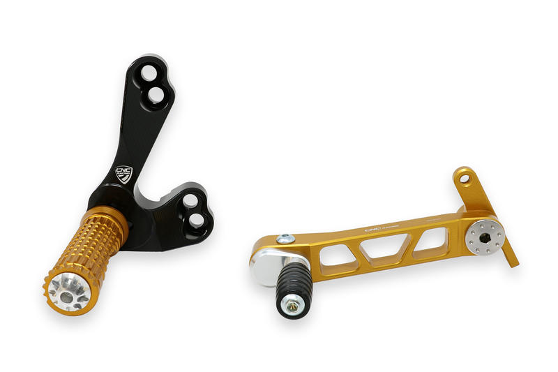 Pedane regolabili Ducati Streetfighter 848 1098 Oro