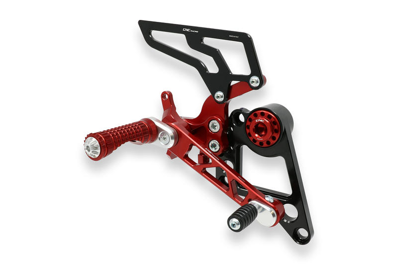 Pedane regolabili Ducati Hypermotard 796 1100 Rosso