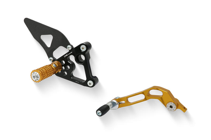 Pedane regolabili Ducati 848 1098 1198 Oro