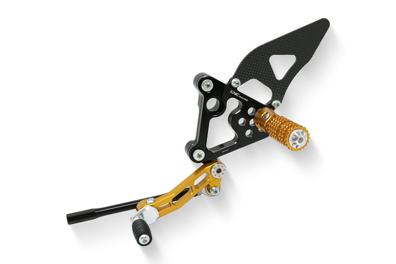 Pedane regolabili Ducati 848 1098 1198 Oro