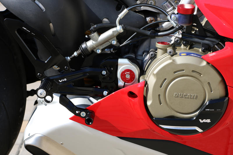 Pedane regolabili Ducati Panigale V4 - EASY Nero