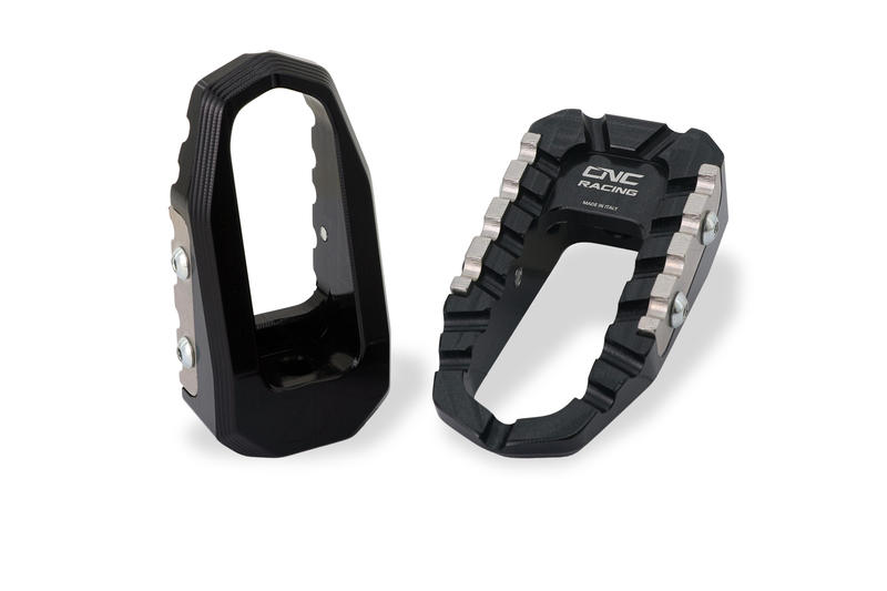 Kit poggiapiedi TOURING - pilota Nero