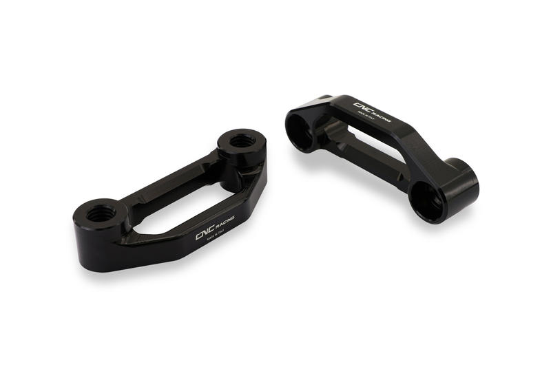 Piastre sostitutive pedane passeggero Ducati Panigale V4 / Streetfighter V4 Nero