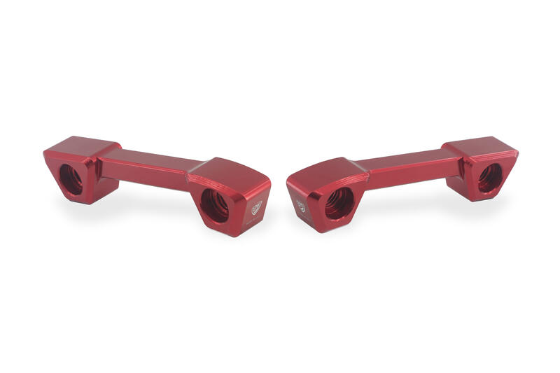 Hole Cover Plates & Tie-Down Strap Supports for Ducati Panigale V2 and Streetfighter V2 MY2025 Red