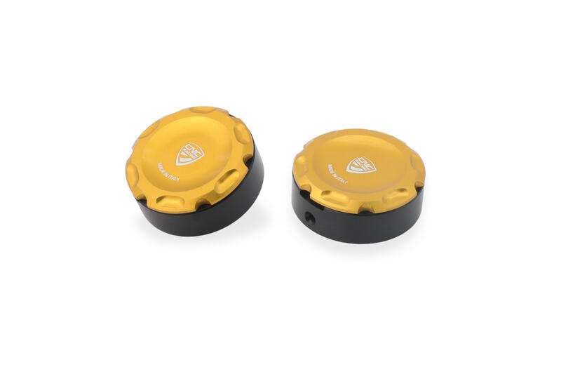 Tappi per viti centrali pedane originali Ducati Oro