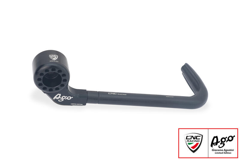 Brake-Guard Race - Protezione leva freno anteriore - Giacomo Agostini Limited Edition Nero