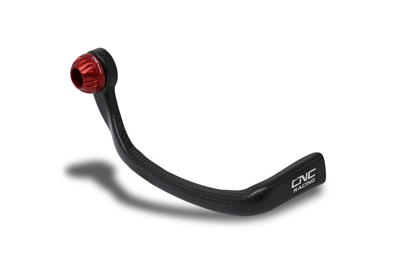 Brake-Guard Carbon Race - Protezione leva freno anteriore carbonio opaco Rosso