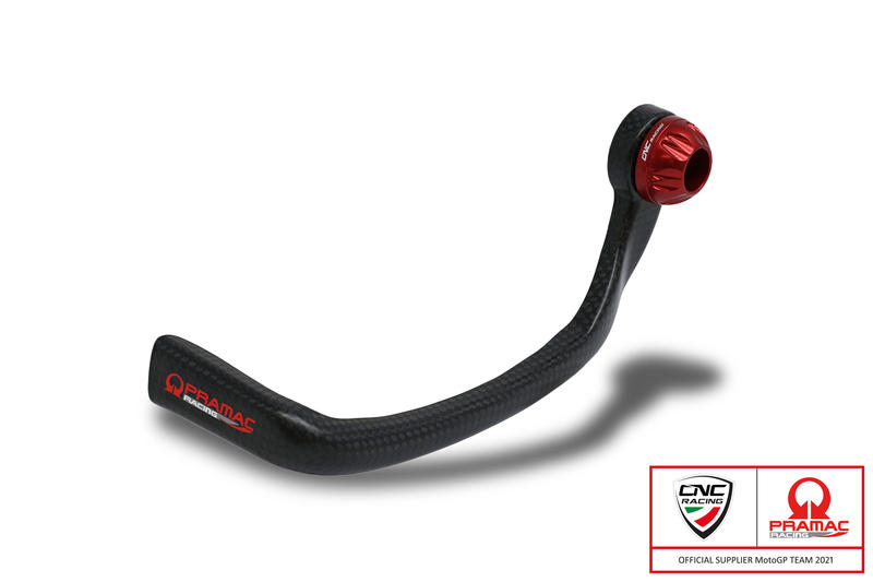 Clutch-Guard Carbon Race - Protezione leva frizione carbonio lucido - Pramac Racing Limited Edition Rosso