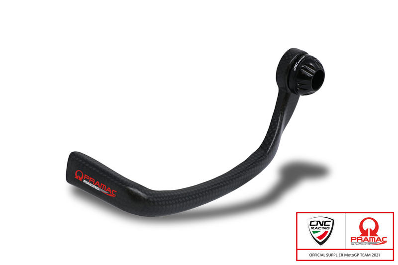 Clutch-Guard Carbon Race - Protezione leva frizione carbonio opaco - Pramac Racing Limited Edition Nero