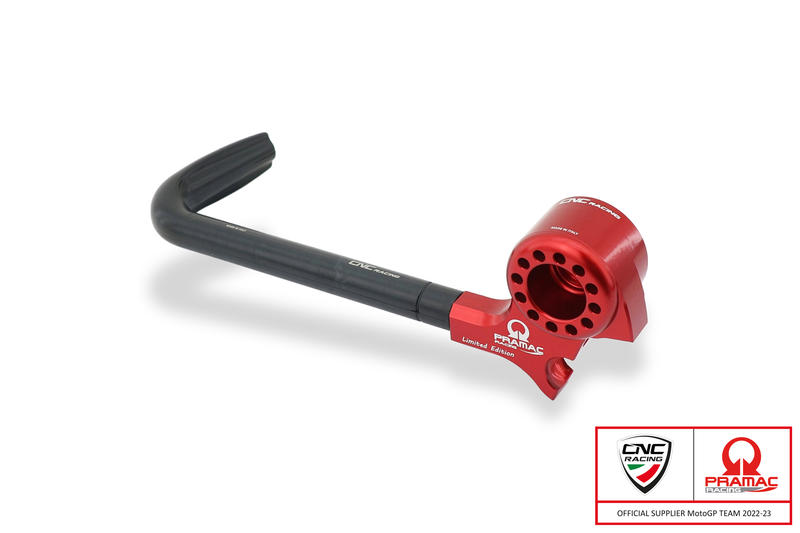 Lever-Guard Street - Protezione leva frizione con attacco specchio - Pramac racing Limited Edition Rosso