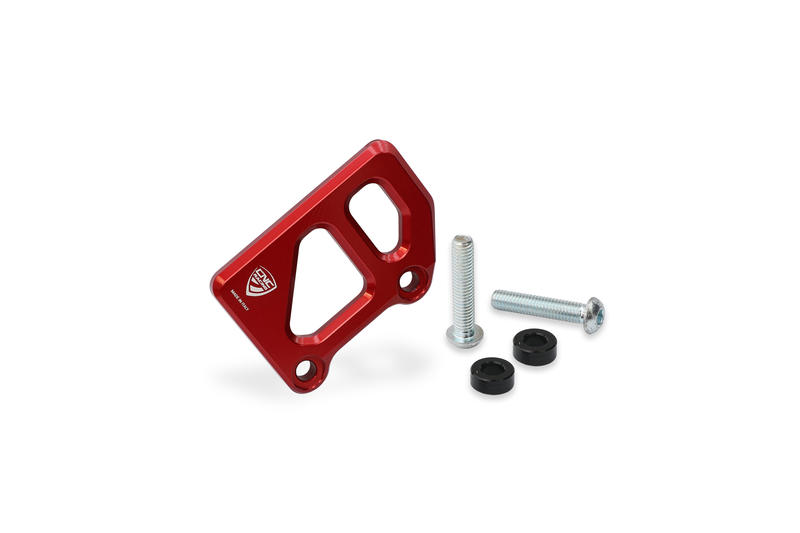 Protezione pompa freno posteriore - Pedane CNC Racing Rosso