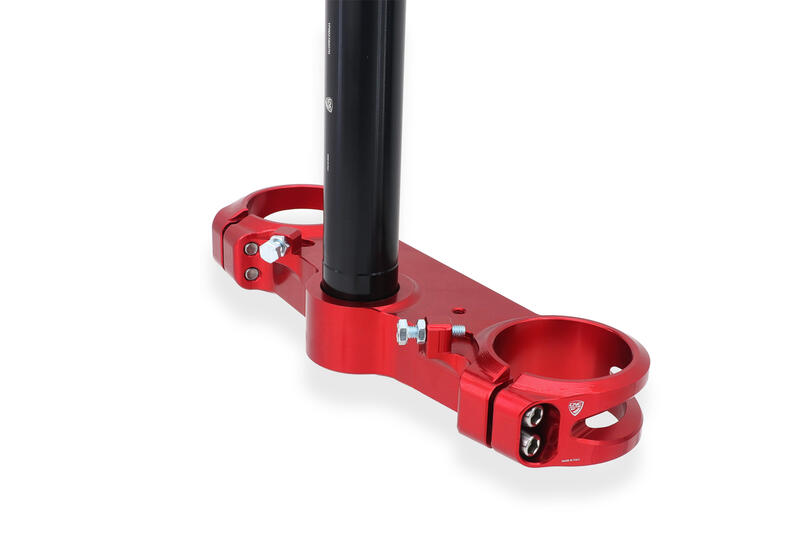 Piastre di sterzo Ducati Hypermotard 698 Mono - Inferiore + cannotto Rosso