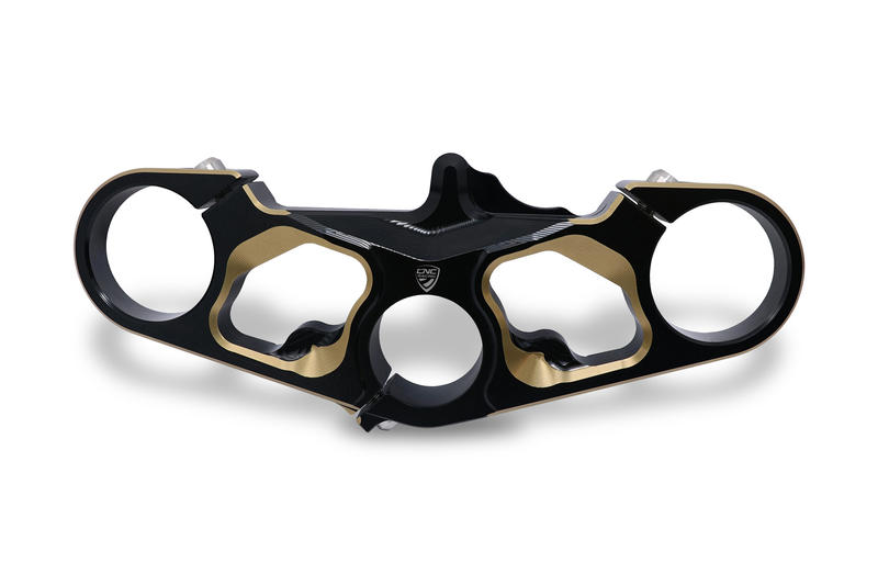 Piastre di sterzo - Superiore - Bicolor Nero/Bronzo