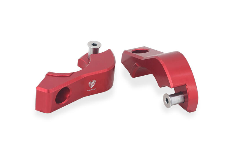 Piastre di sterzo Ducati Panigale V2 MY2025 - Kit morsetti Rosso