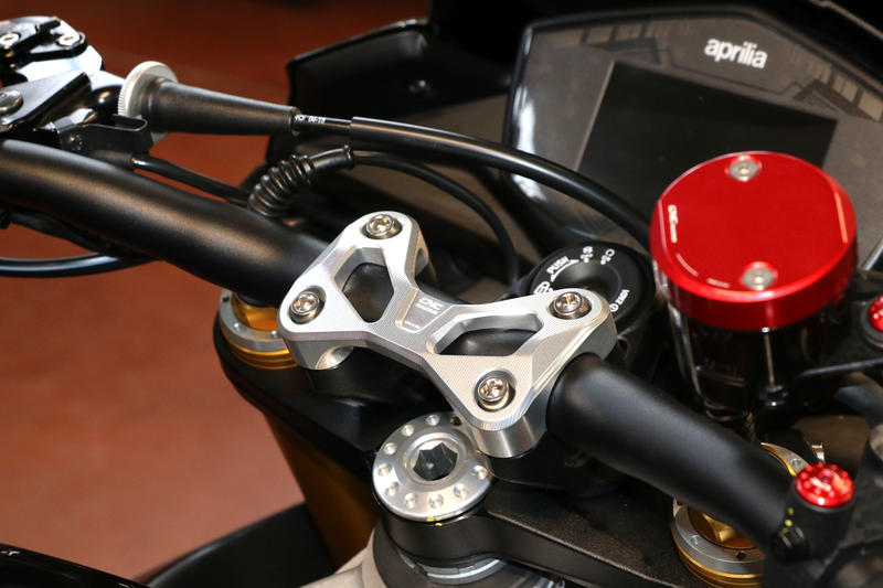 Riser Aprilia Tuono - Moto Guzzi v85 TT Argento