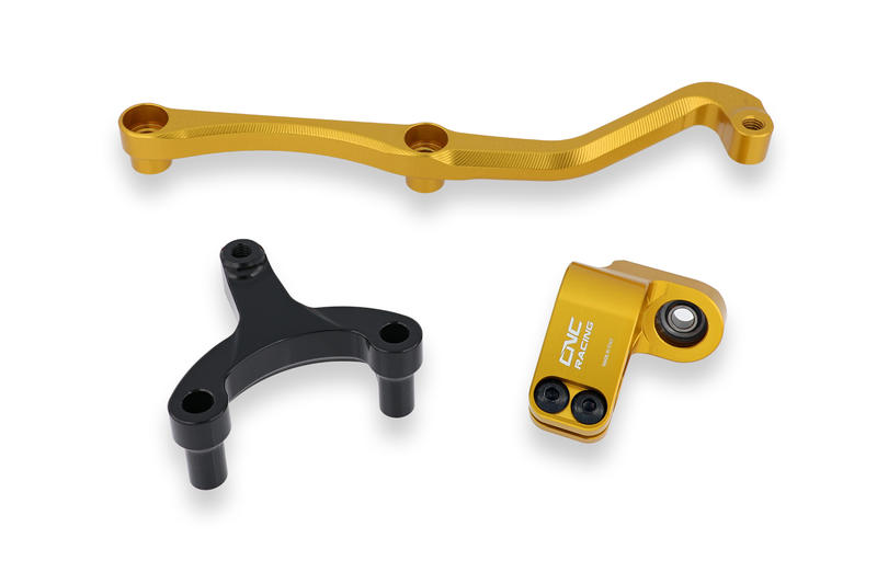 SUPPORTO AMMORTIZZATORE DI STERZO MV AGUSTA BRUTALE 800 MY2016 - per riser CNC Racing Oro