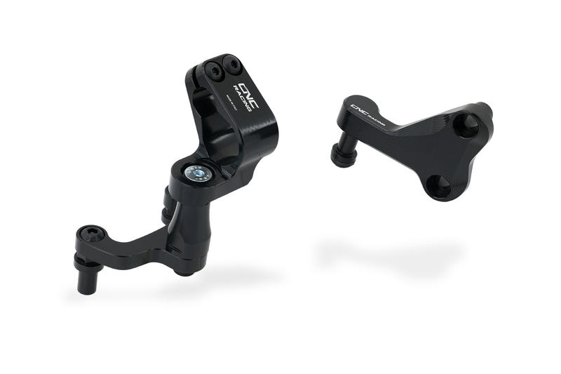 Supporto ammortizzatore di sterzo Ducati Monster 937 Nero