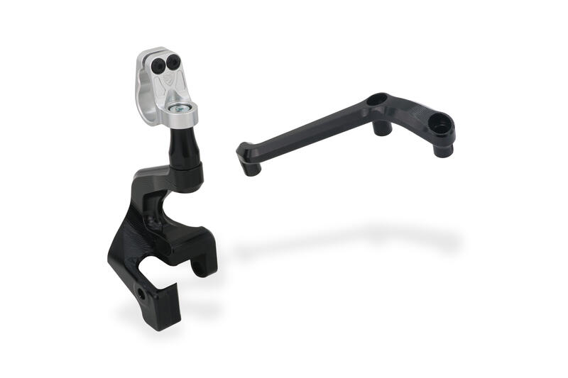 Supporto ammortizzatore di sterzo Ducati Multistrada V4/V4S Argento