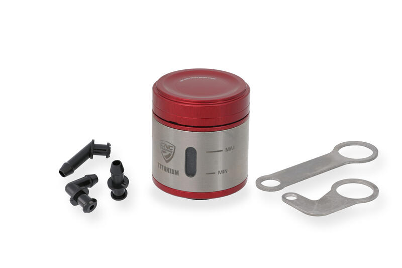 Serbatoio olio 12 ml per freno posteriore o frizione - Titanio Rosso