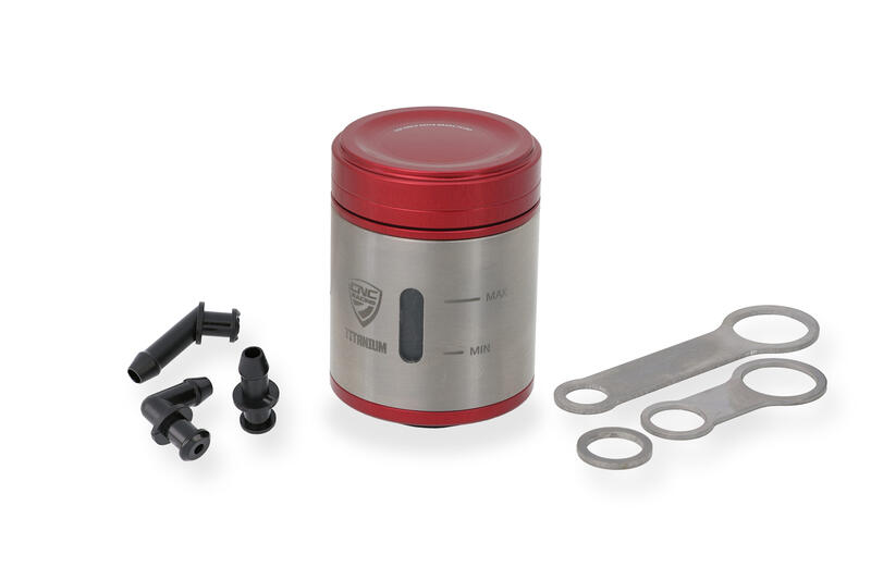 Serbatoio olio 25 ml per freno anteriore - Titanio Rosso