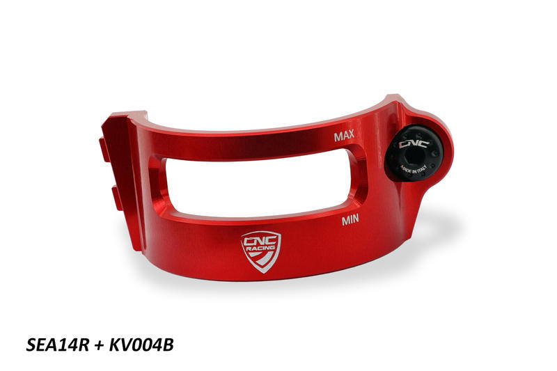 Fascetta serbatoio fluido freno posteriore Ducati Multistrada V4 Rosso