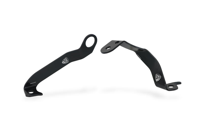 Kit staffe serbatoio fluido freno e frizione Ducati Panigale V4 Nero