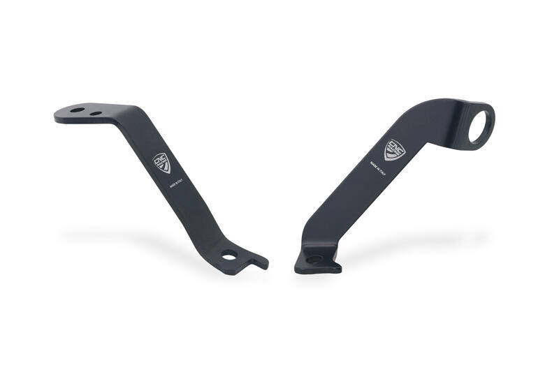 Kit staffe serbatoio fluido freno e frizione Ducati Panigale V4 Nero