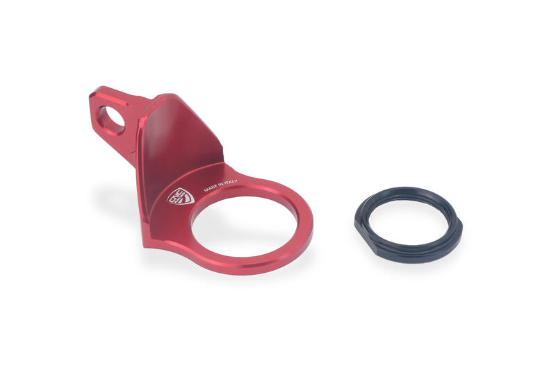 Bracket for clutch or rear brake fluid tank CNC Racing 12ml Red