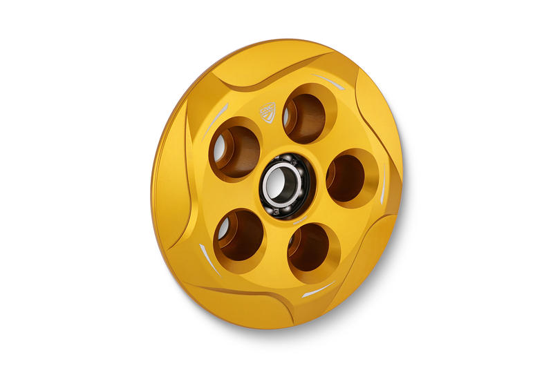 Piattello Spingidisco Frizioni ad olio Ducati con cuscinetto Oro